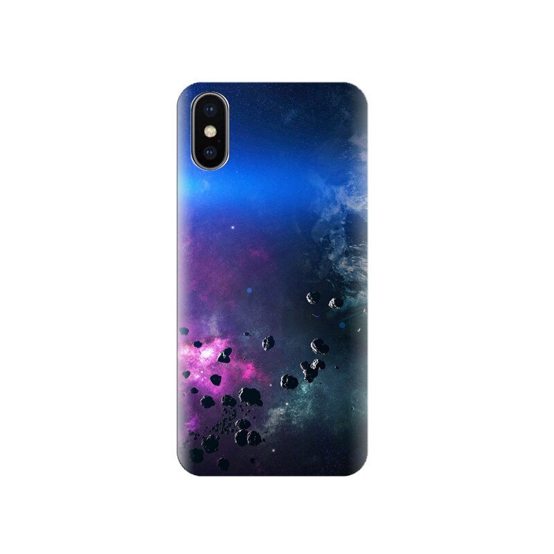 Husa Iphone X Space-Planets-Dark-Nature-Meteorites-Clouds