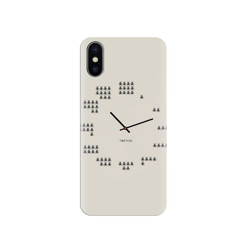 Husa Iphone X Time-Flies-Clock