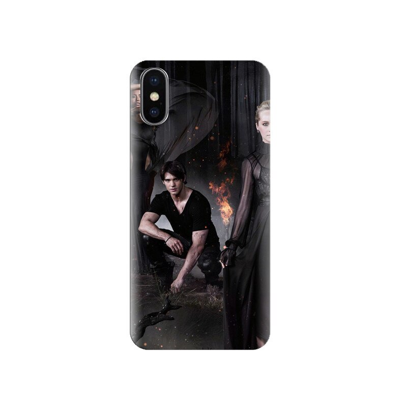 Husa Iphone X Vampire-Diaries-Jeremy-Bonnie