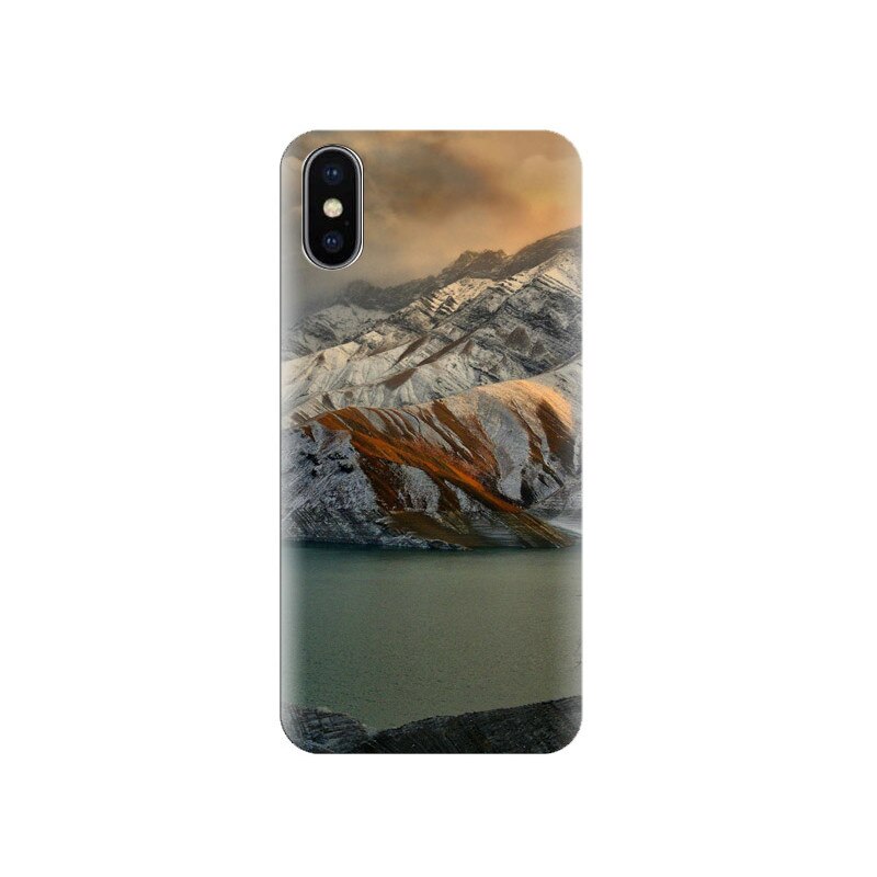 Husa Iphone X Surreal-Sunset-Snow-Mountains-Lake