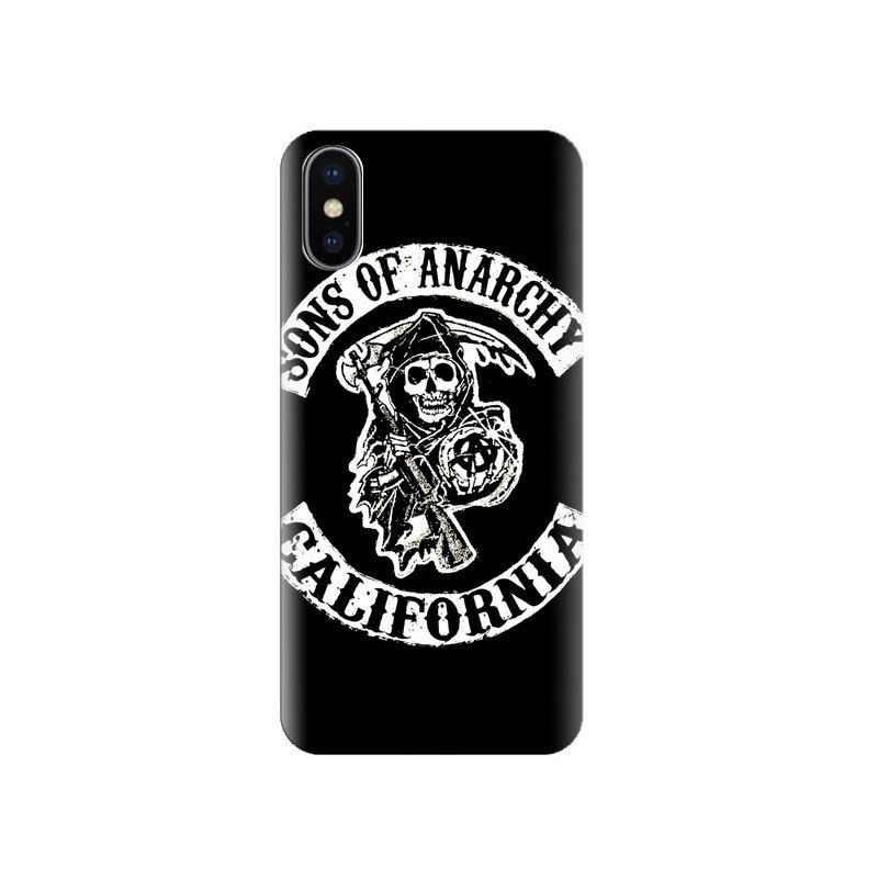 Husa Iphone X Sons-Of-Anarchy-Reaper-Logo