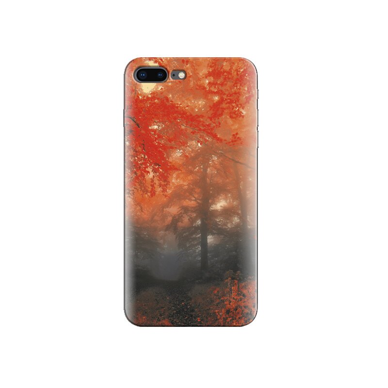Husa Iphone 7 Plus Autumn Forest Fog Trees