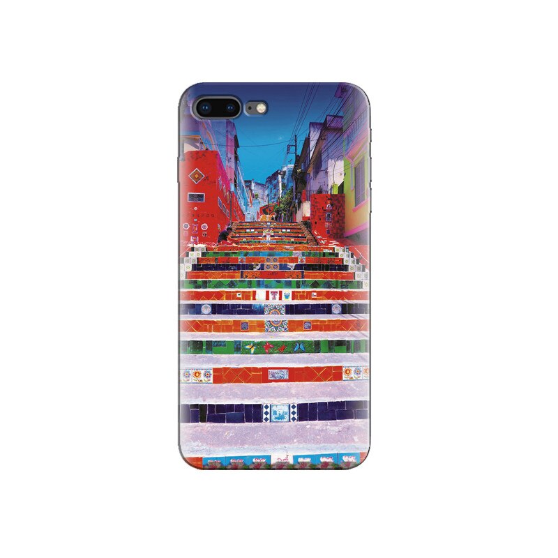 Husa Iphone 5s Brazil Landscape Colorful Stairs Buildings