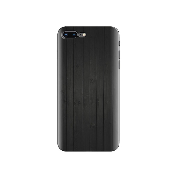 Iphone 5s fekete fa textúrájú tok