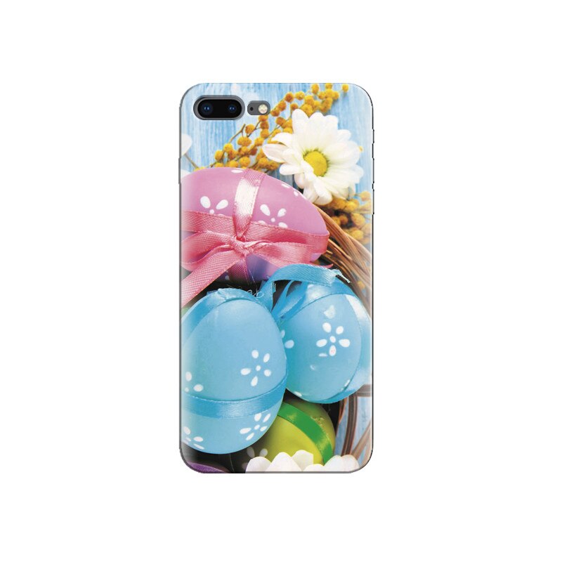 Husa Iphone 7 Blue Spring Eggs Easter