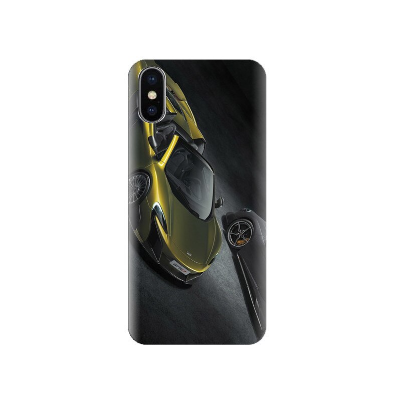 Husa Iphone X Yellow-Mclaren-675lt-Spider