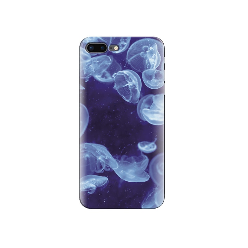 Husa Iphone 7 Plus Blue Jellyfish Bioluminescence