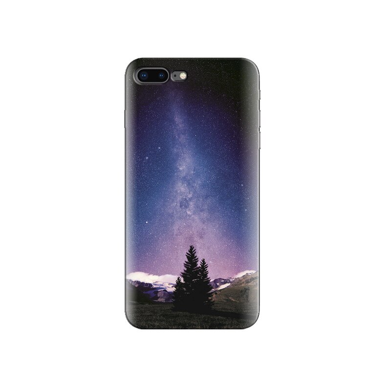 Husa Iphone 8 Plus Beautiful Milky Way Lonely Tree