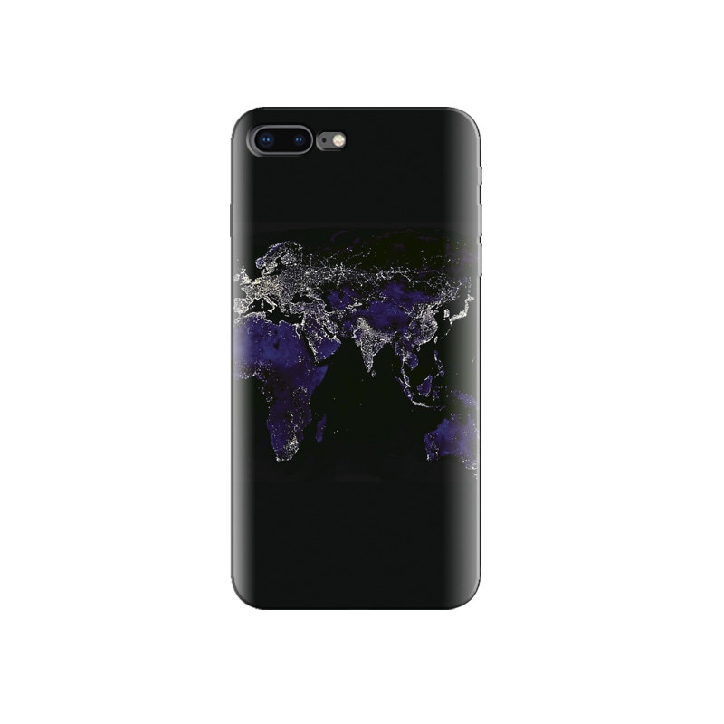 Husa Iphone 8 Blue Earth Map