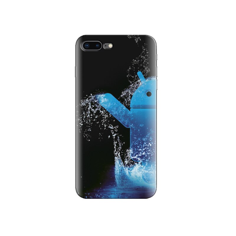 Husa Iphone 7 Plus Blue Water Android Logo
