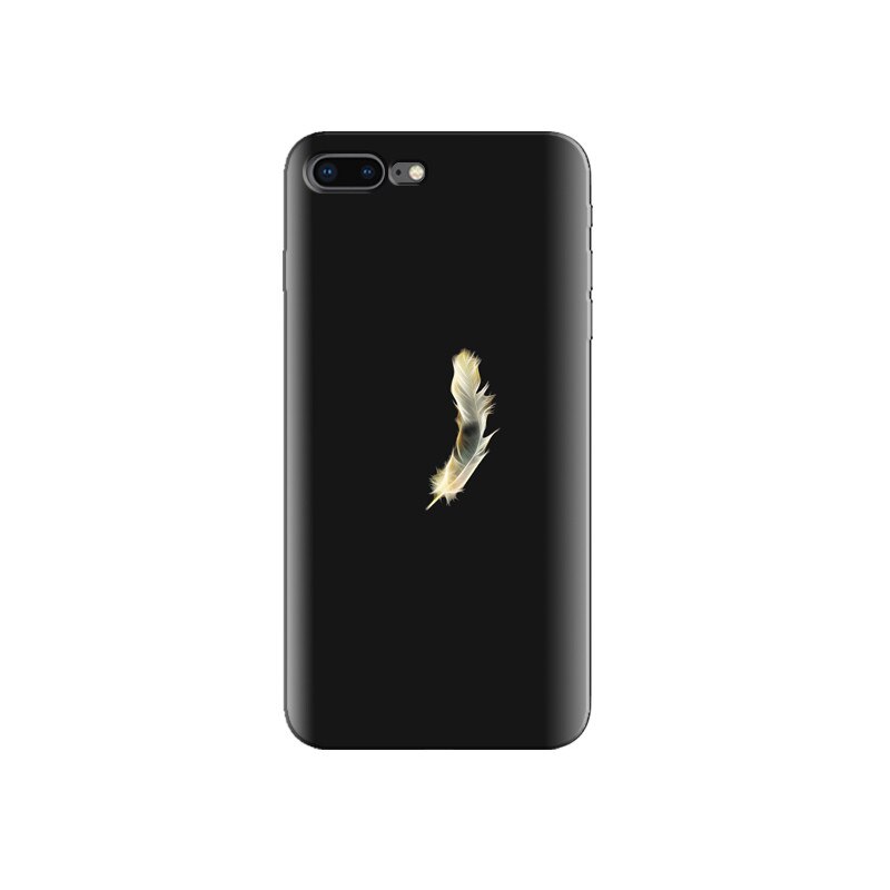 Husa Iphone 8 Plus Black White Abstract Feather