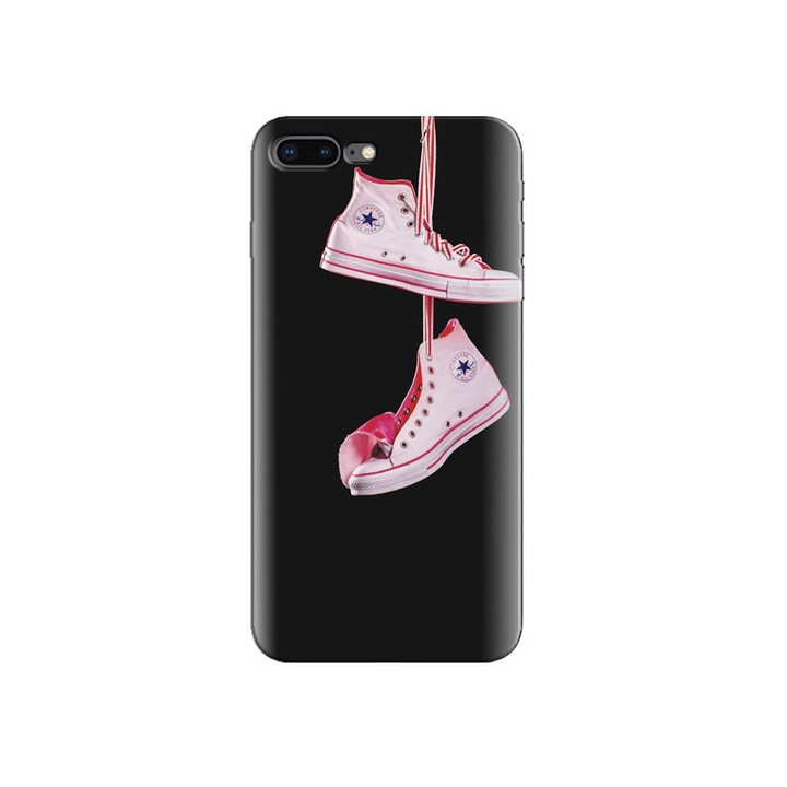 Iphone 5 akasztós Converse tok fehér rózsaszín