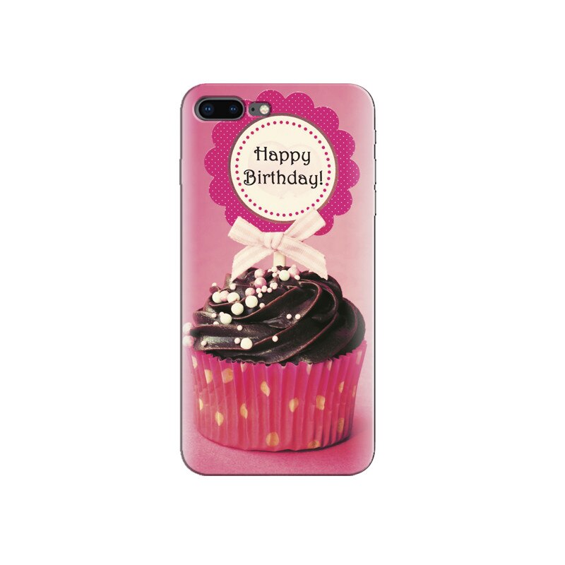 Husa Iphone 7 Plus Happy Birthday Cupcake