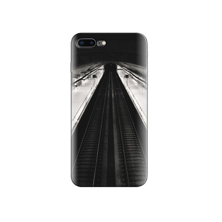 Iphone 5s Madrid Subway fekete-fehér tok felülnézetben