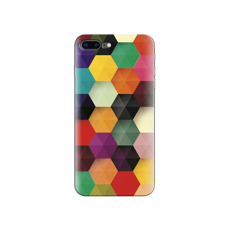 Husa Iphone 5s Hexagon Colorful Abstract