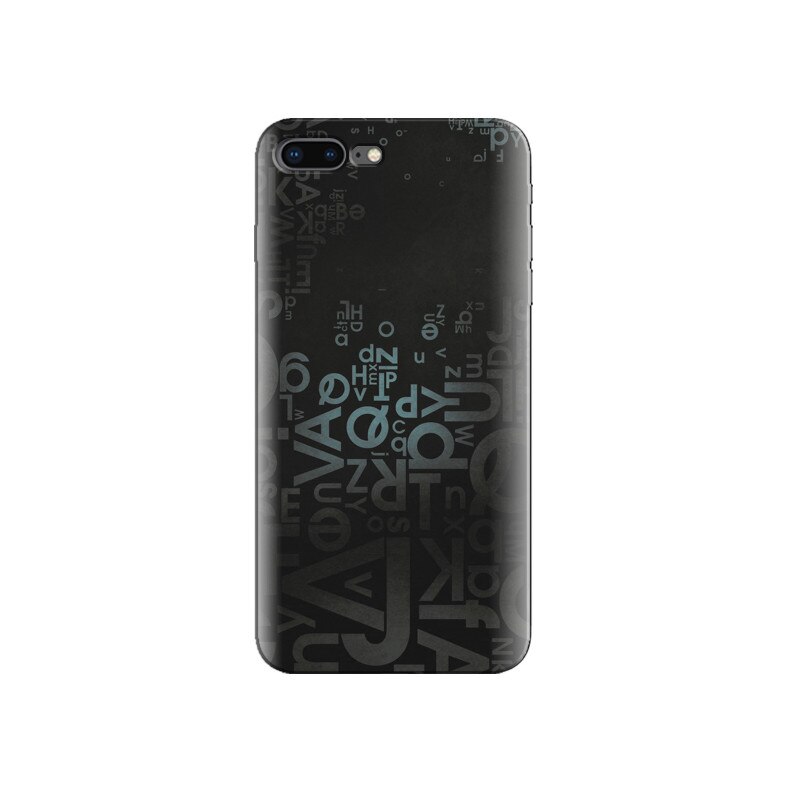 Husa Iphone 7 Letters Blue Background