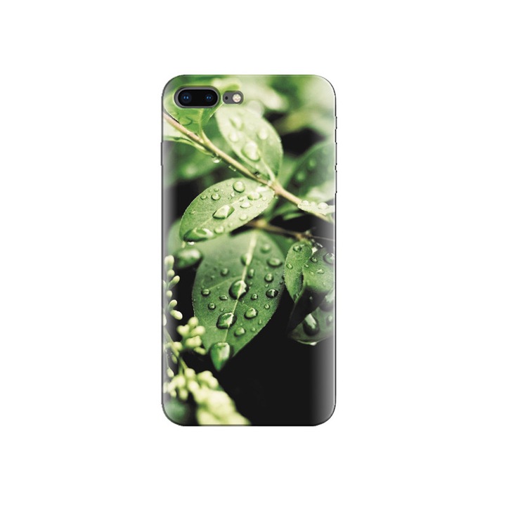 Калъф Iphone 8 Macro Water On Green Leaves