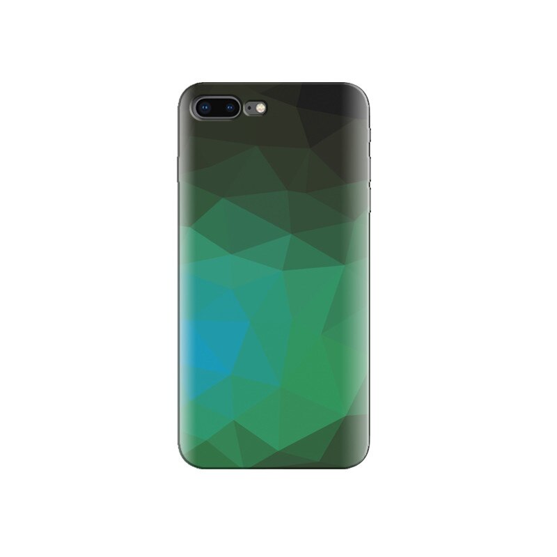 Husa Iphone 7 Plus Green Abstract Grunge Paper