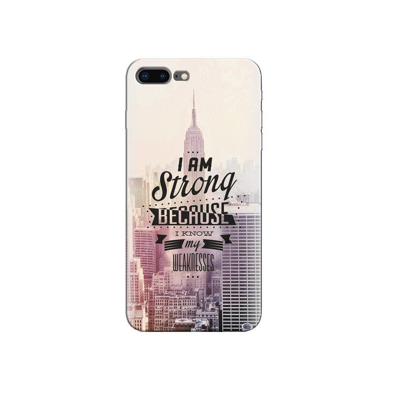 Husa Iphone 5s I Am Strong Because I Know My Weaknesses