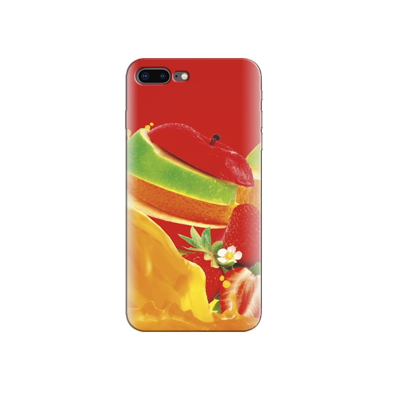 Husa Iphone 7 Plus Apple Fruits Strawberry Orange