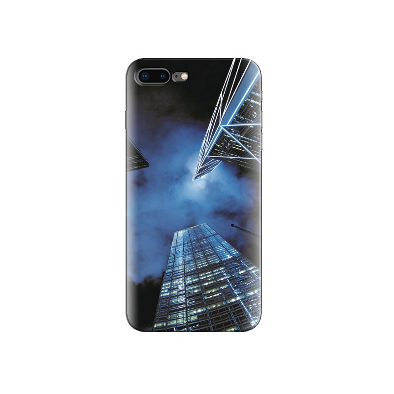 Husa Iphone 8 Dark Night City Look Up Buildings