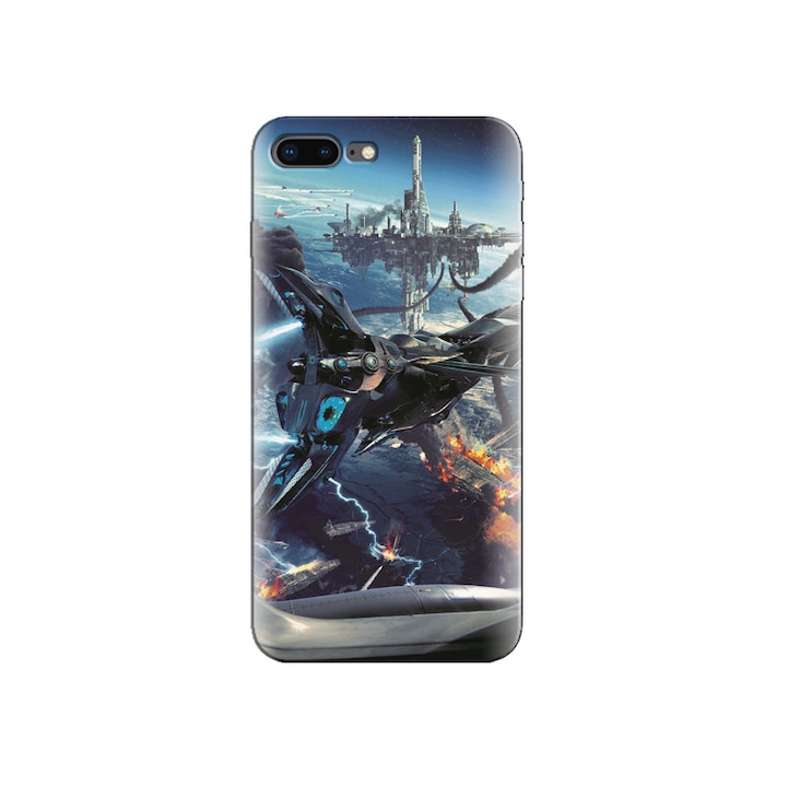 Iphone 5s Fantasy Spaceship Floating City tok