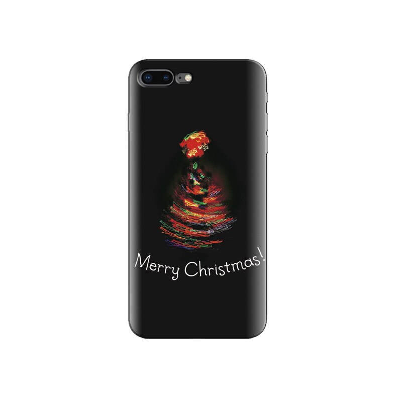 Husa Iphone 7 Plus Merry Christmas Light Painting Tree
