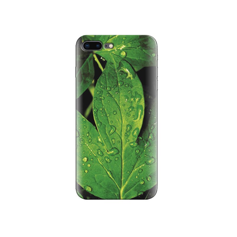 Husa Iphone 7 Morning Dew Green Leaf