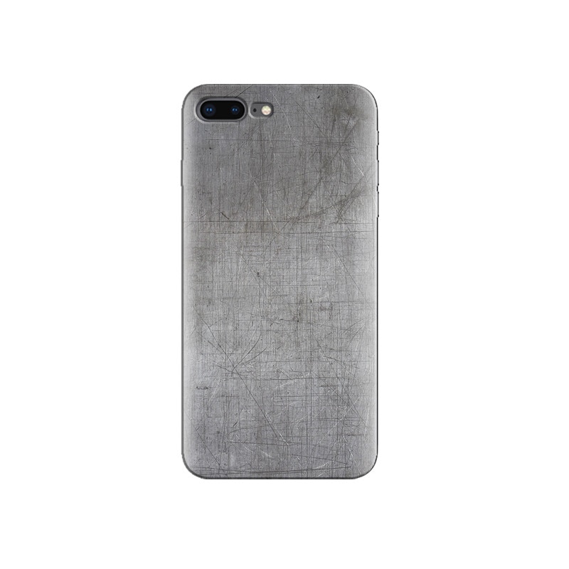 Husa Iphone 8 Plus Scratched Metal Surface Texture