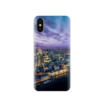 Husa Iphone X City-Evening-Skyview-Light-Harbor-Purple-Clouds Husa Iphone X City-Evening-Skyview-Light-Harbor-Purple-Clouds