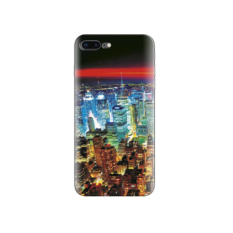 Husa Iphone 8 Plus Seattle Night City Lights Red Horizon