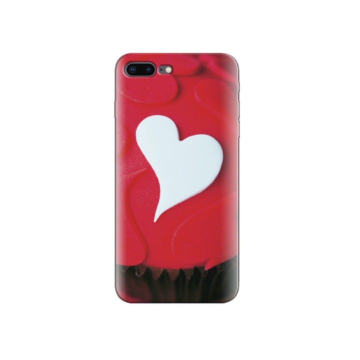 Iphone 5s Pink Cupcake White Heart Valentin napi tok