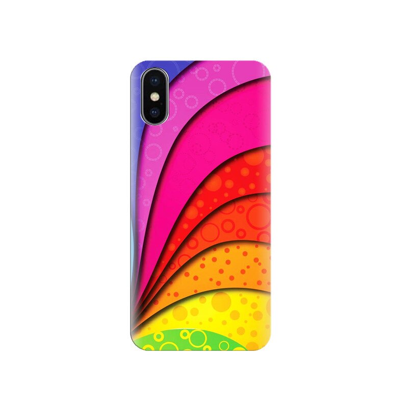 Husa Iphone X Colorful-Plasma-Burst