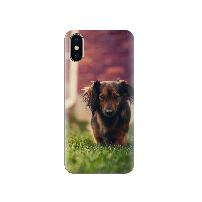 Husa Iphone X Dark-Brown-Dog