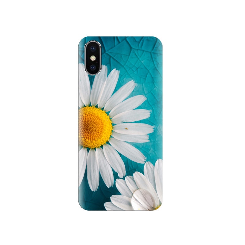 Husa Iphone X Daisies-Petals-Flowers-Background