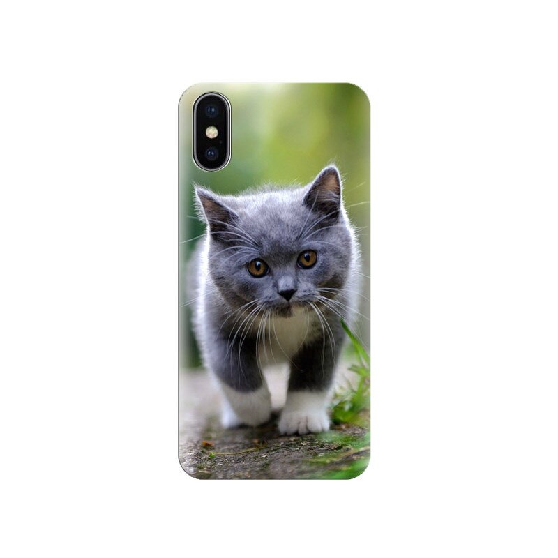 Husa Iphone X Cute-Cat-3