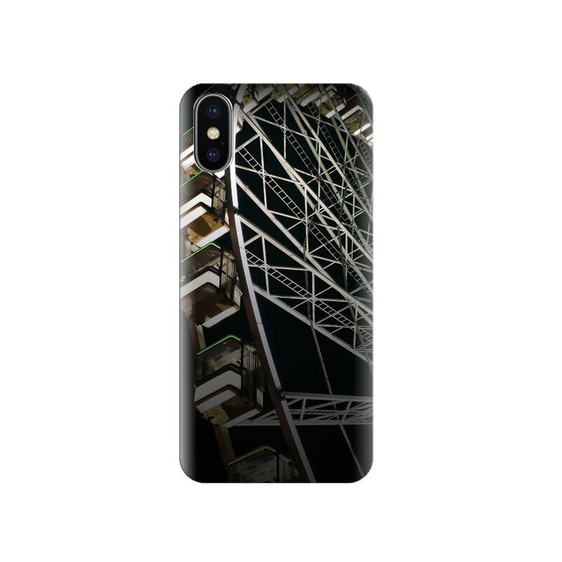 Husa Iphone X Ferris-Wheel-At-Night