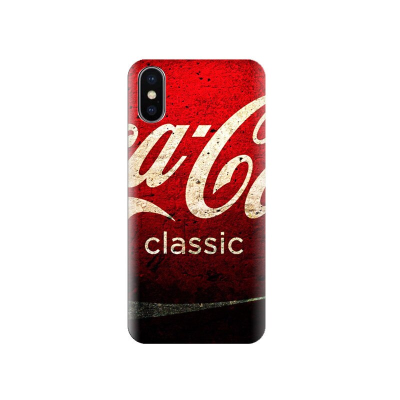 Husa Iphone X Coca-Cola-Classic-Logo