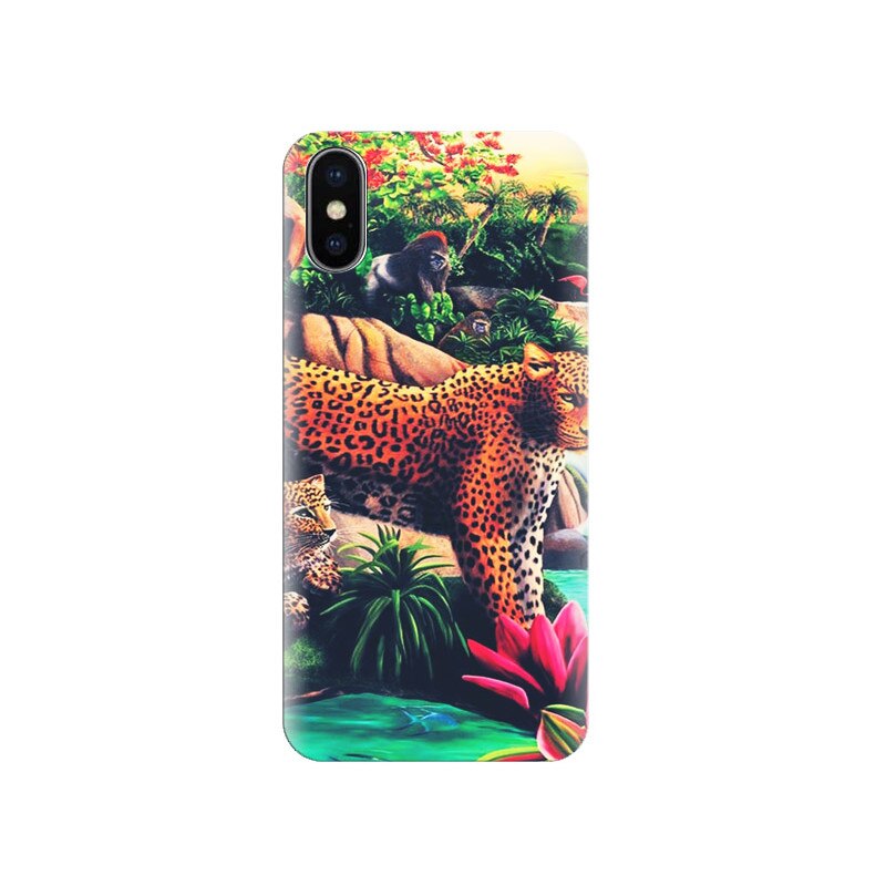 Husa Iphone X Colorful-Ice-Cream-Cone-Dessert