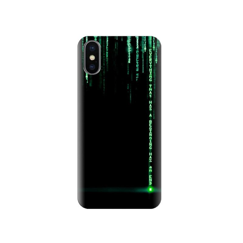 Husa Iphone X Everything-That-Has-A-Beginning-Matrix
