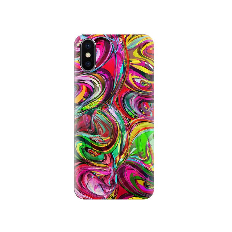 Husa Iphone X Colorful-Rubik-Cubes