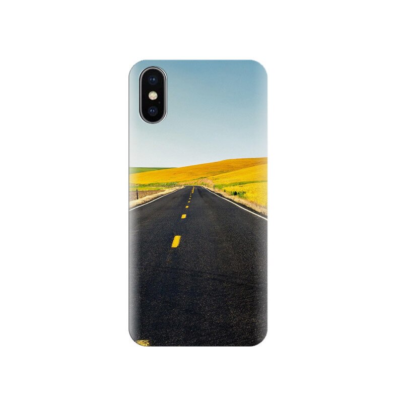 Husa Iphone X Country-Road-Yellow-Hills