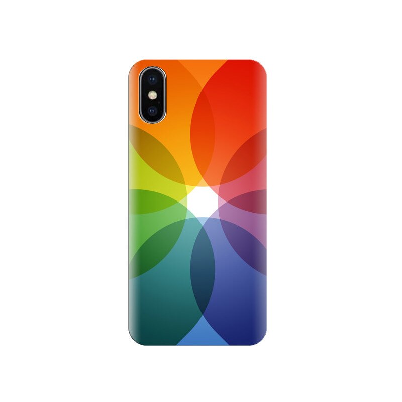 Husa Iphone X Color-Purple-Leaves-Autumn