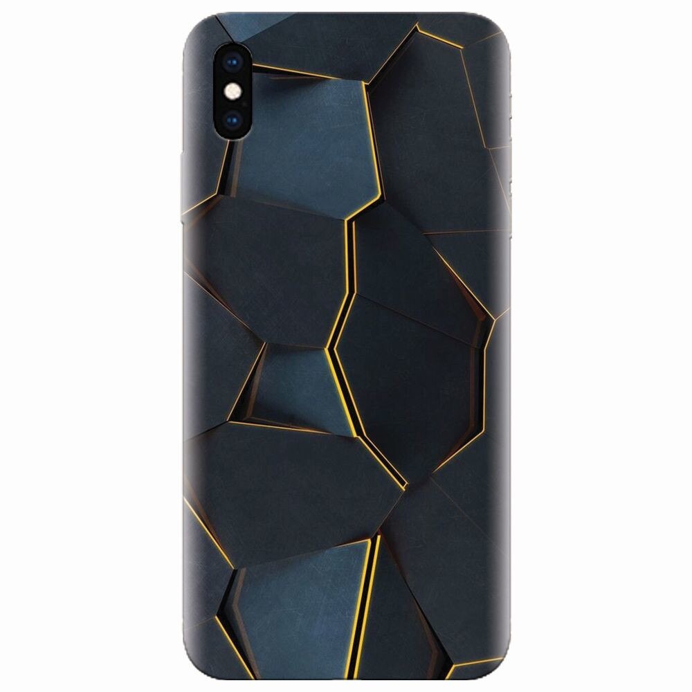 Husa silicon pentru Apple Iphone XS Max, Abstract Draw