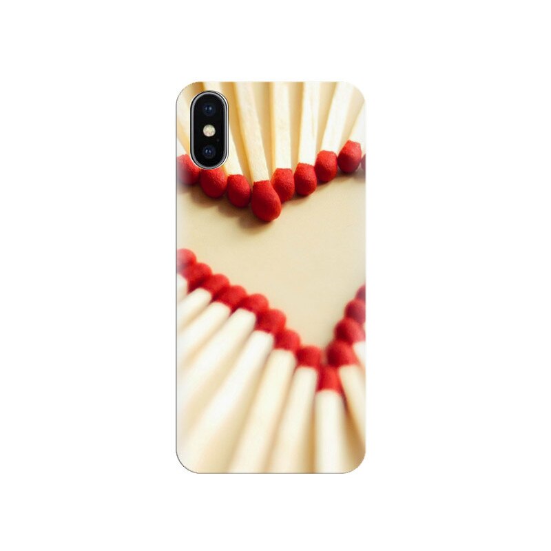 Husa Iphone X Heart-Made-Of-Matches