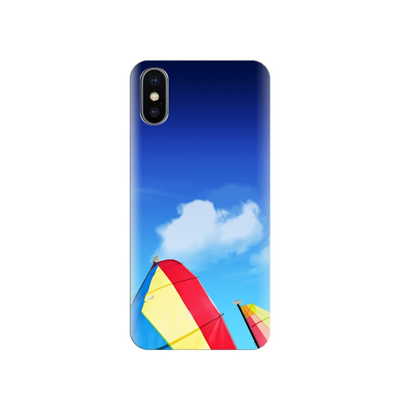 Husa Iphone X Lenovo-Stock-Blue-Sky-Colorful-Boats