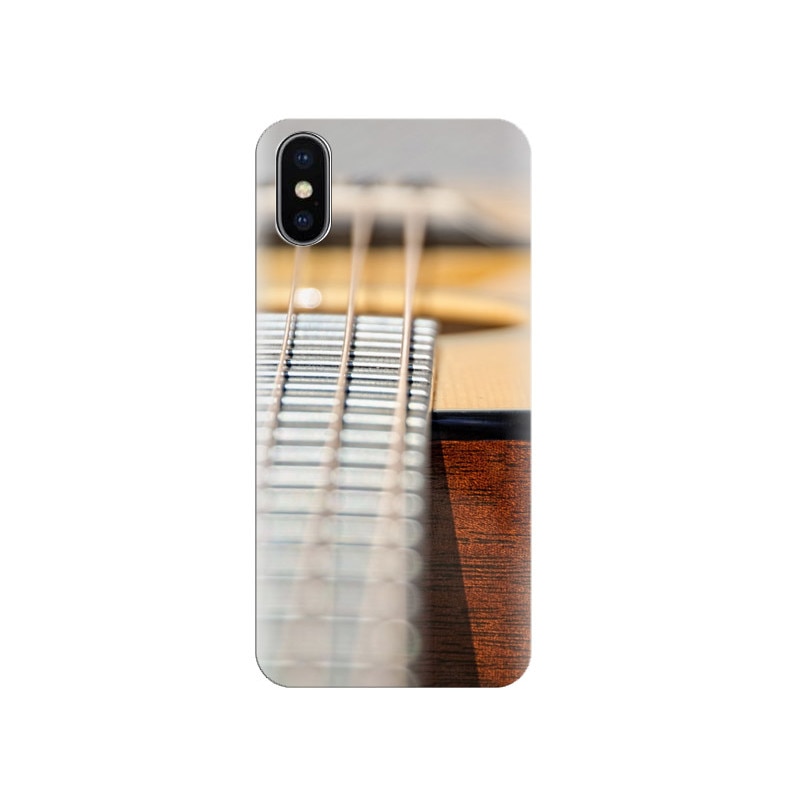 Husa Iphone X Guitar-Strings-Detail-Close-Up