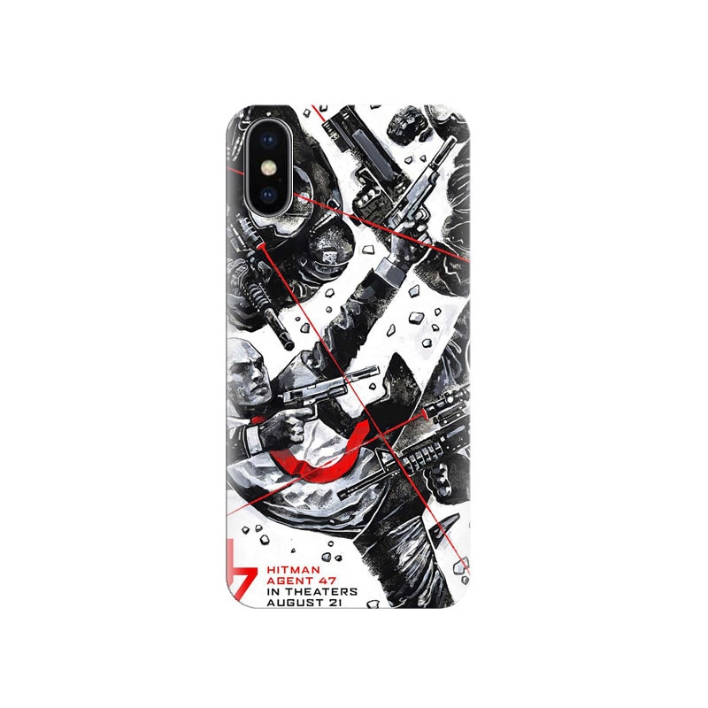 Husa Iphone X Hitman-Agent-Art