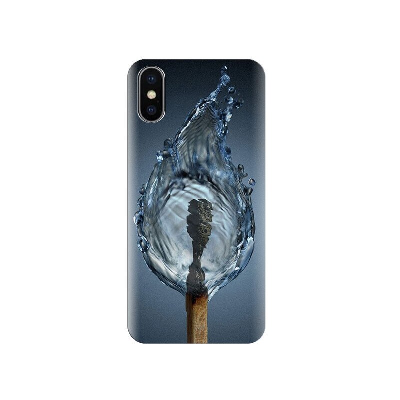 Husa Iphone X Match-Water-Fire