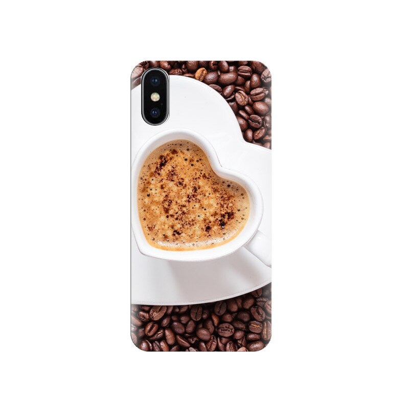 Husa Iphone X Grain-Coffee-Drink-Heart